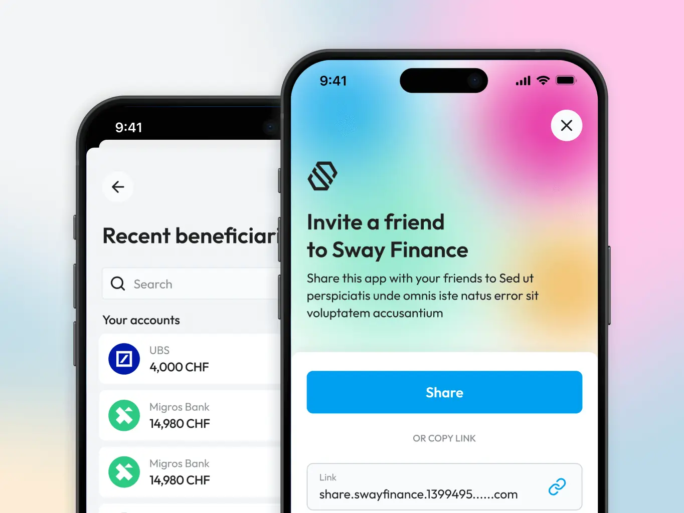 Sway Finance – cash management application - Website Development - Photo 4