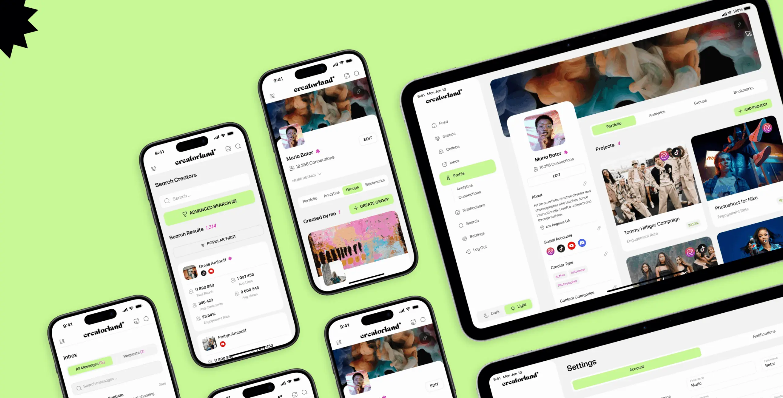 Creatorland – revolutionizing networking for Gen Z creators - Website Development - Photo 13