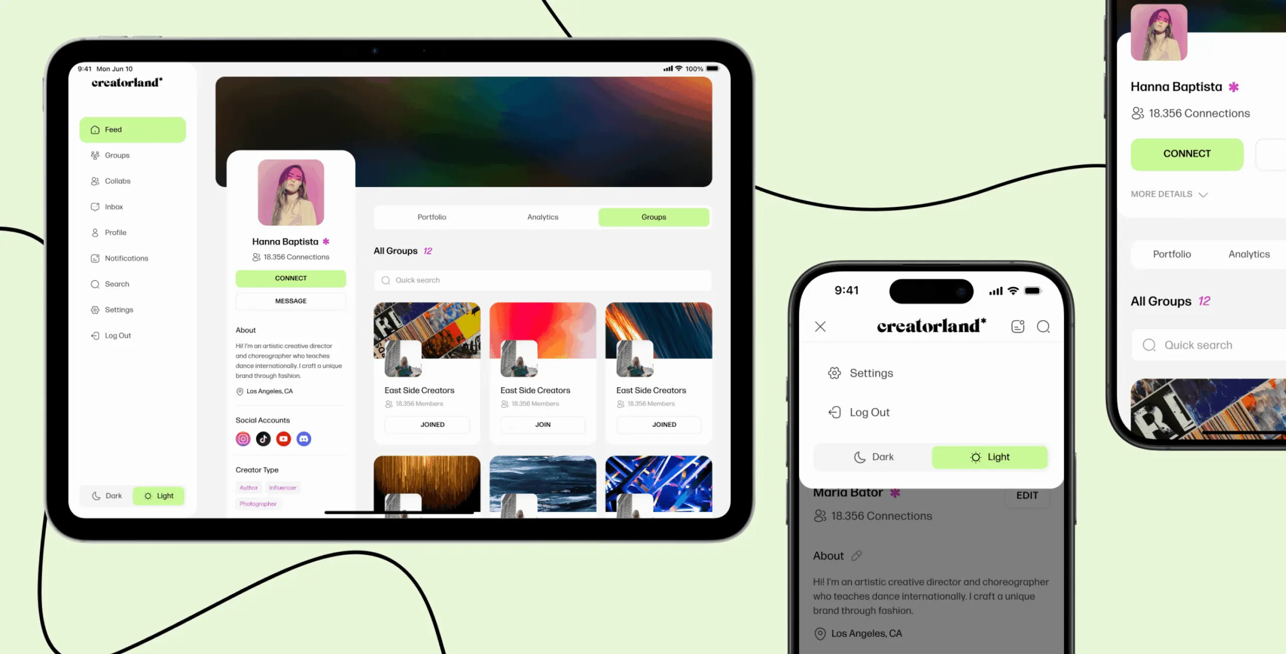 Creatorland – revolutionizing networking for Gen Z creators - Website Development - Photo 16