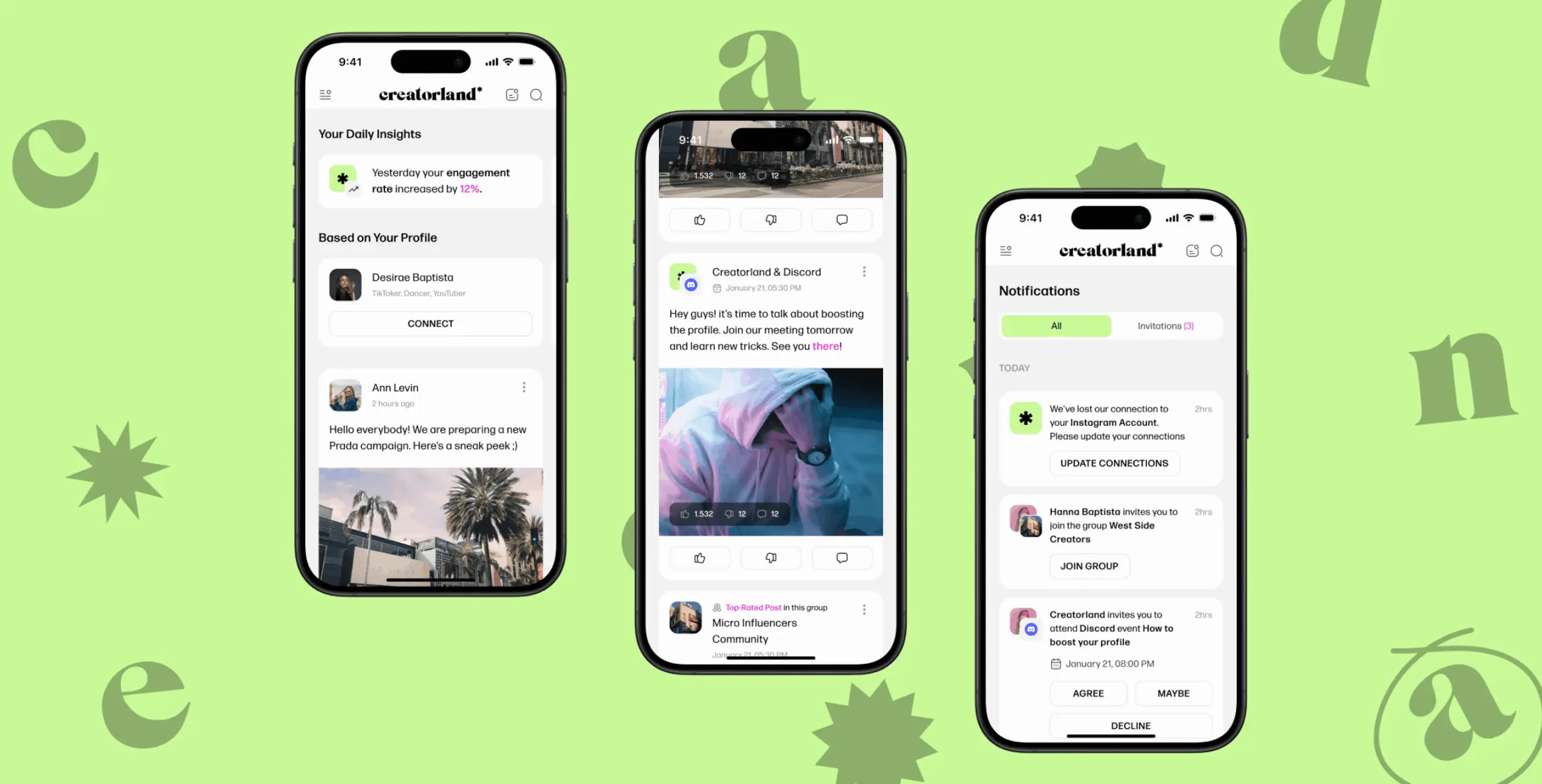 Creatorland – revolutionizing networking for Gen Z creators - Website Development - Photo 10