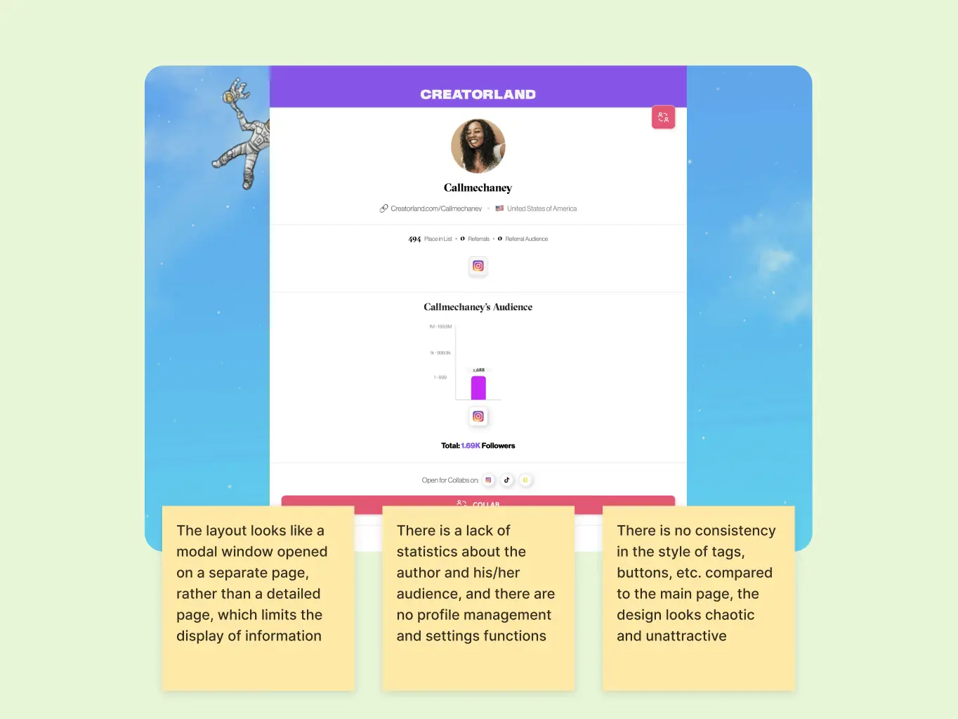 Creatorland – revolutionizing networking for Gen Z creators - Website Development - Photo 9