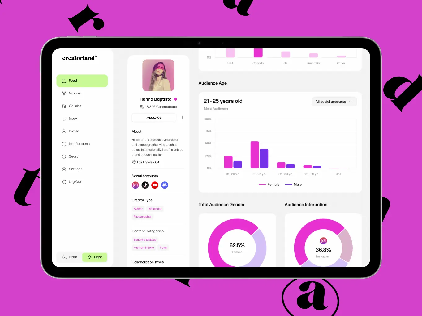 Creatorland – revolutionizing networking for Gen Z creators - Website Development - Photo 7