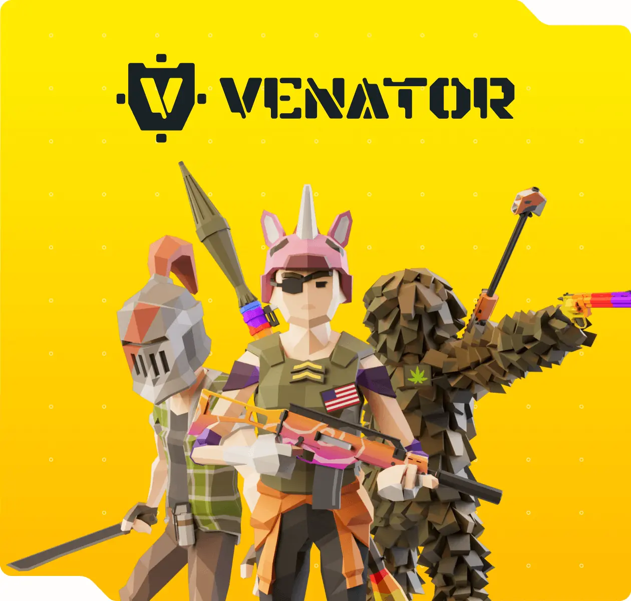 VENATOR – Branding for a futuristic crypto game - image cover
