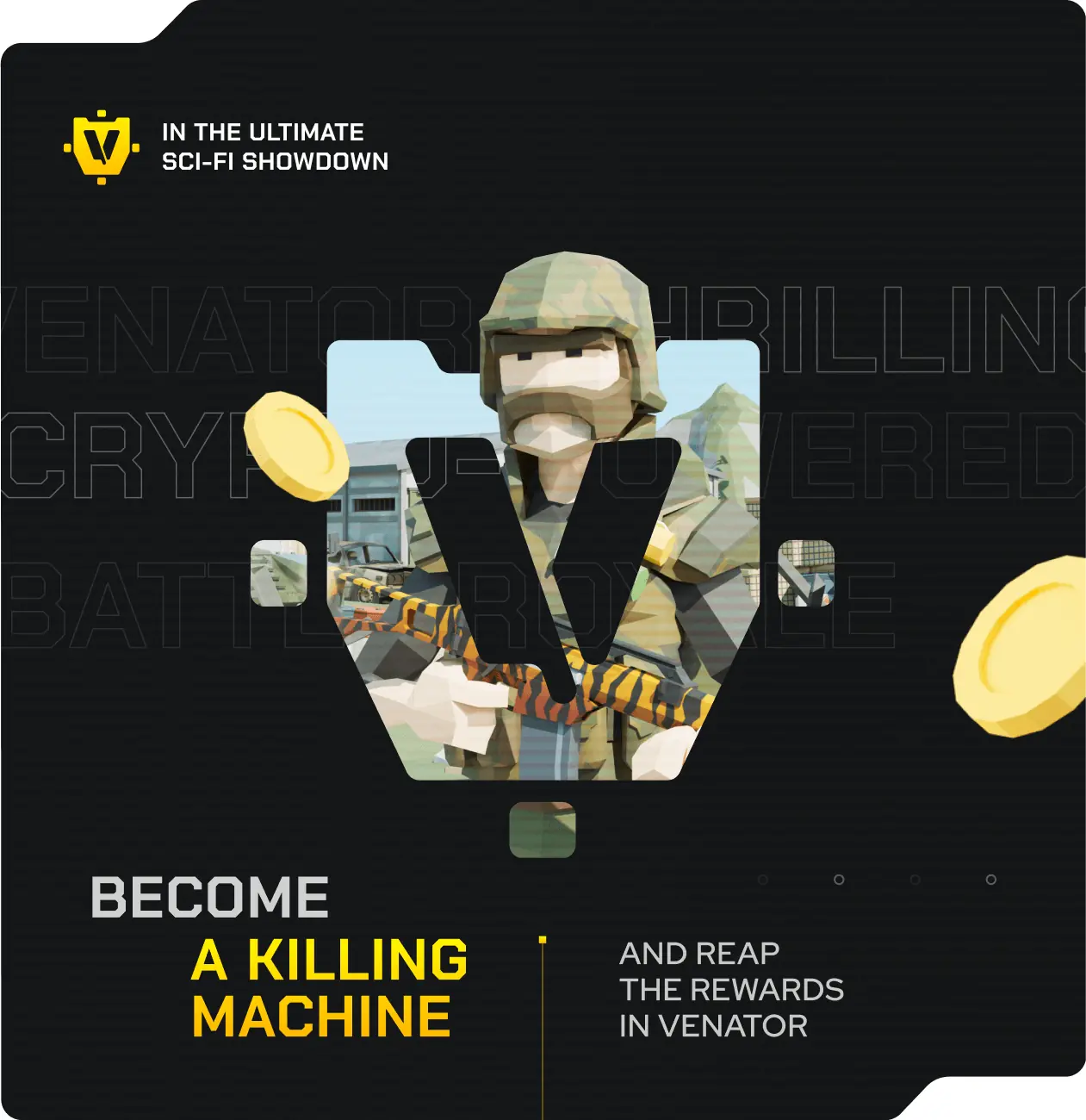 VENATOR – Branding for a futuristic crypto game - Website Development - Photo 8