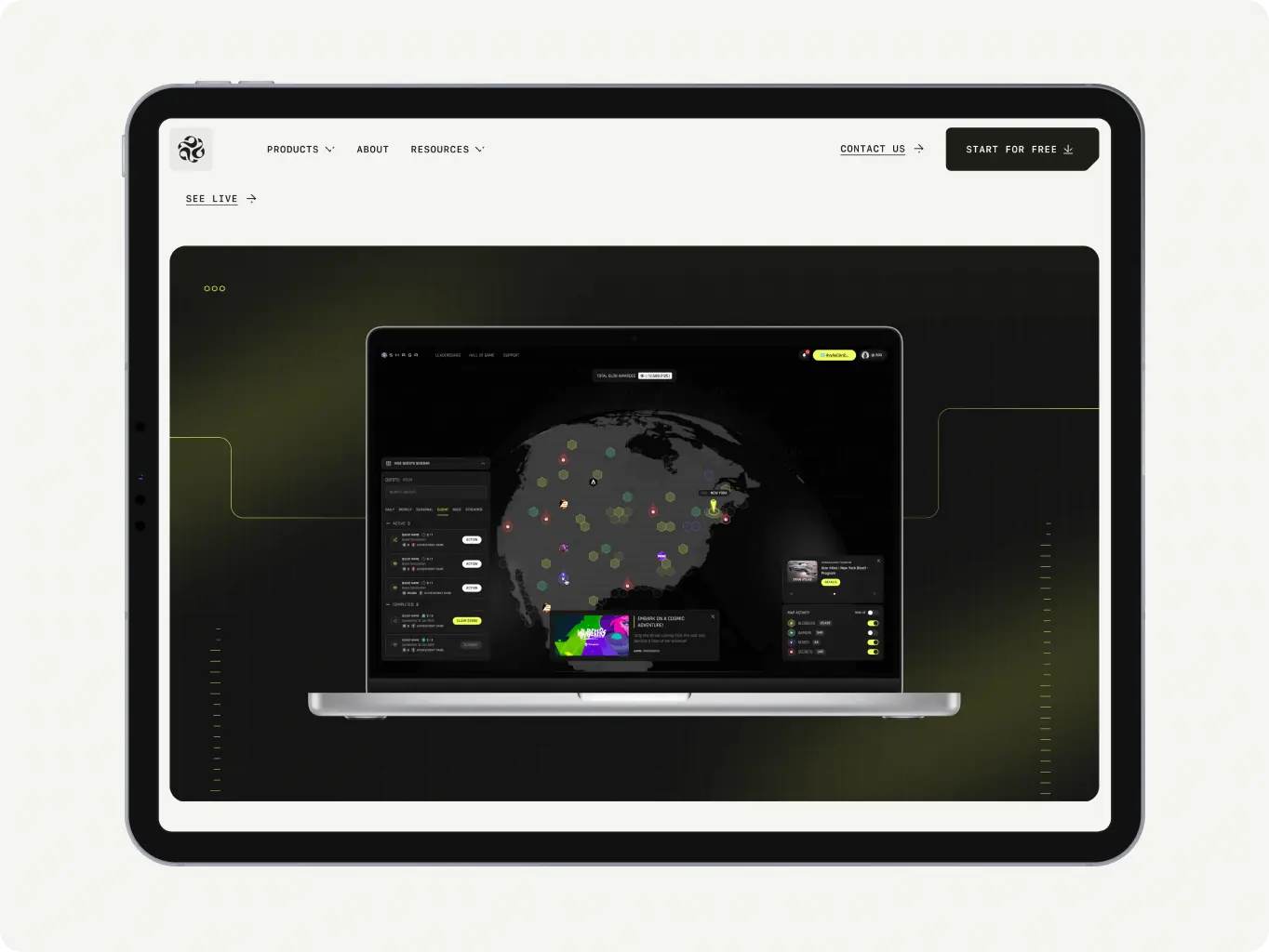 Shaga – web3 cloud gaming platform - Website Development - Photo 9