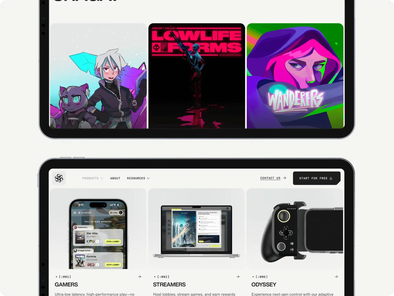 Shaga – web3 cloud gaming platform - Website Development - Photo 10