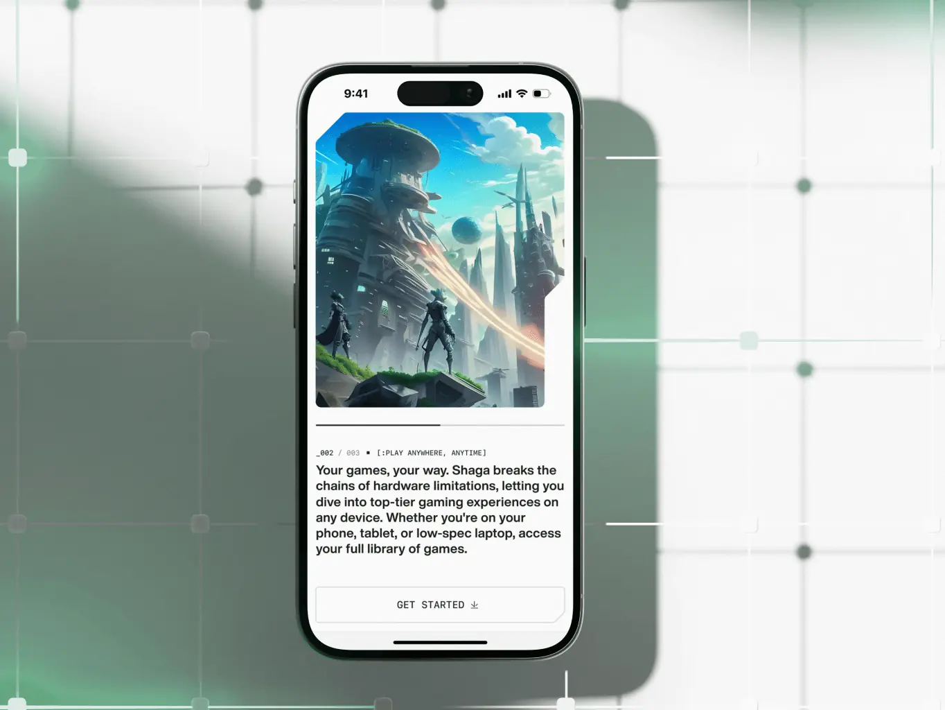 Shaga – Web3 cloud gaming platform - Website Development - Photo 3