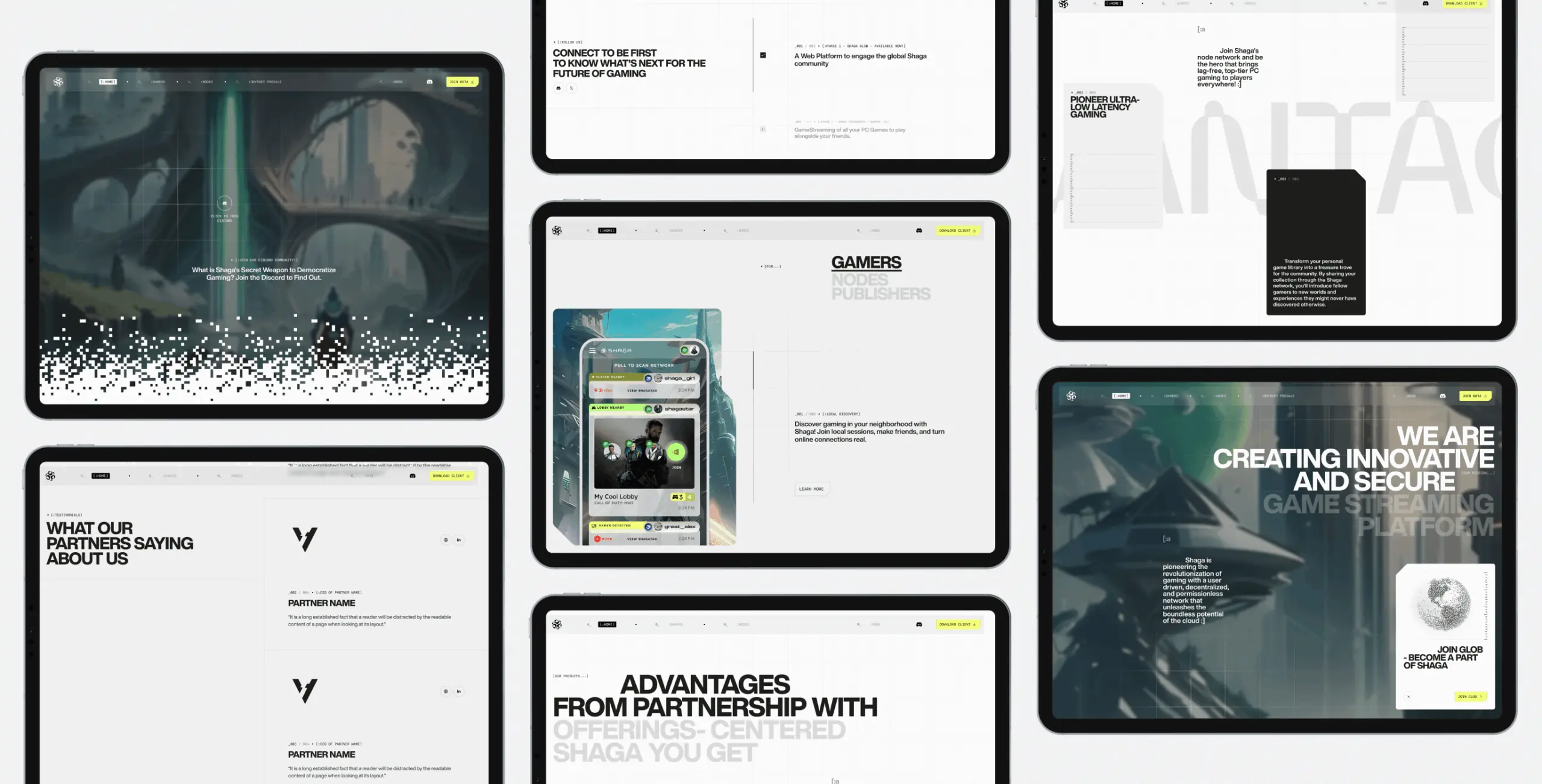 Shaga – Web3 cloud gaming platform - Website Development - Photo 4