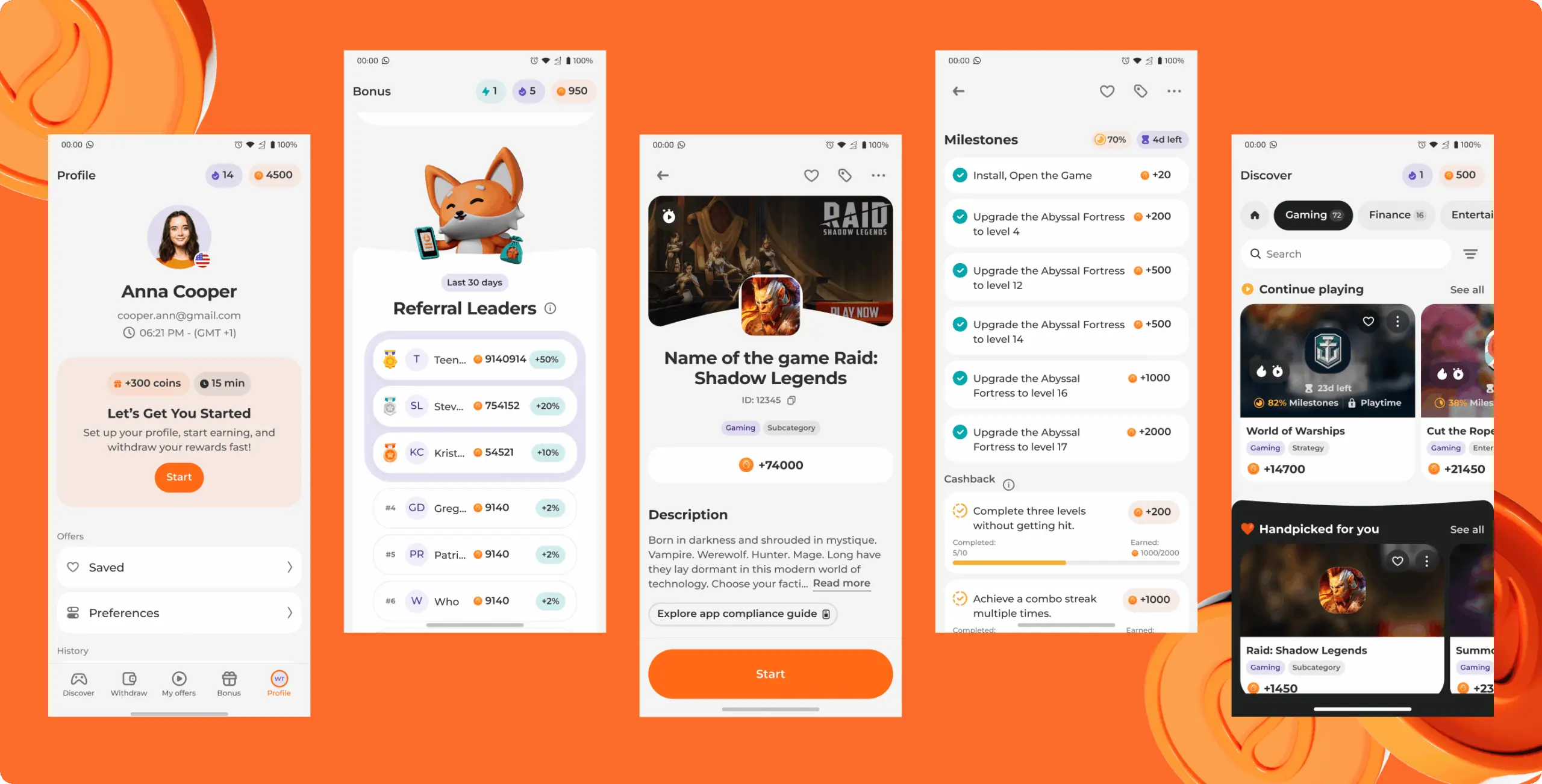 Scrambly – rewarded discovery platform for games and apps - Website Development - Photo 11