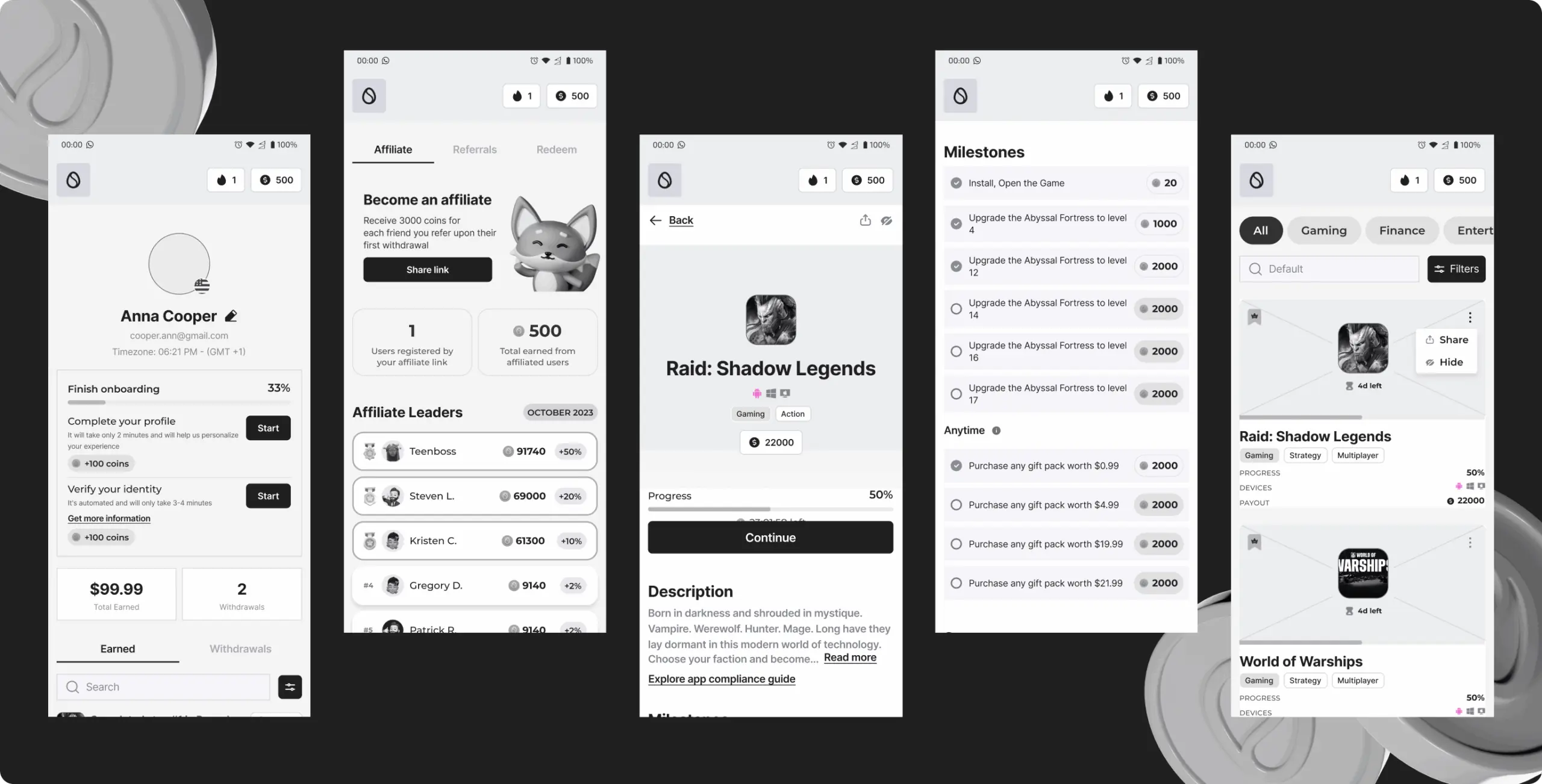Scrambly – rewarded discovery platform for games and apps - Website Development - Photo 10