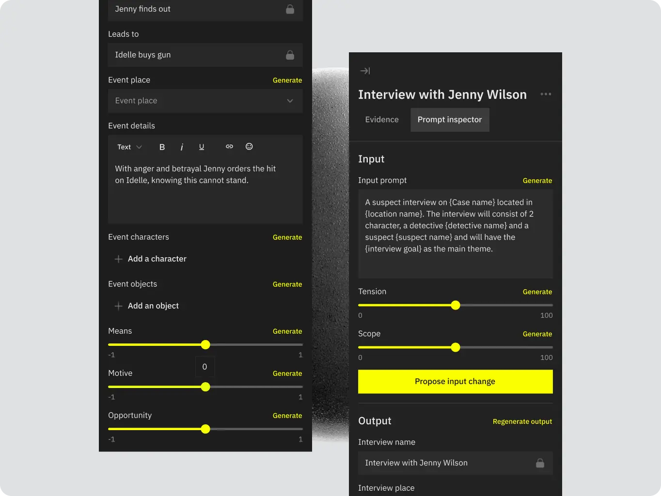 Wolf Games case maker studio – AI-<wbr>driven crime story creation - Website Development - Photo 19