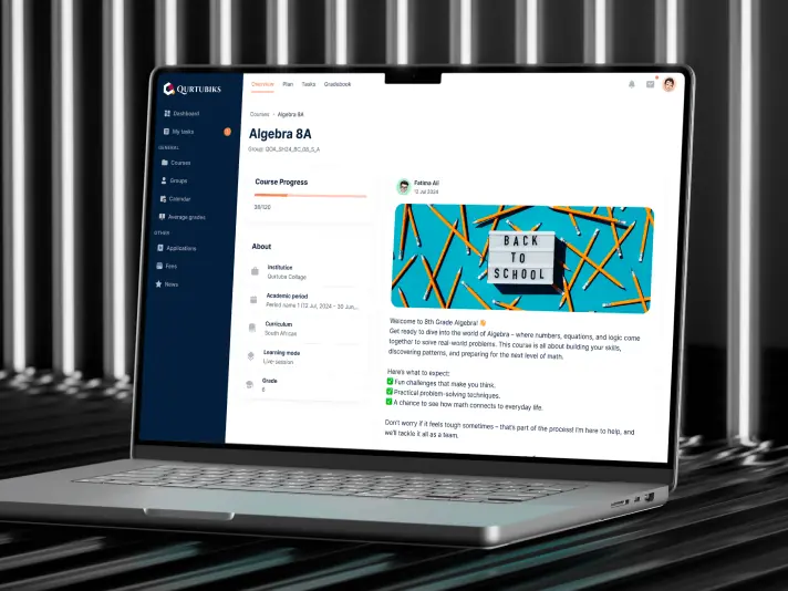 Qurtuba – online school platform - image cover