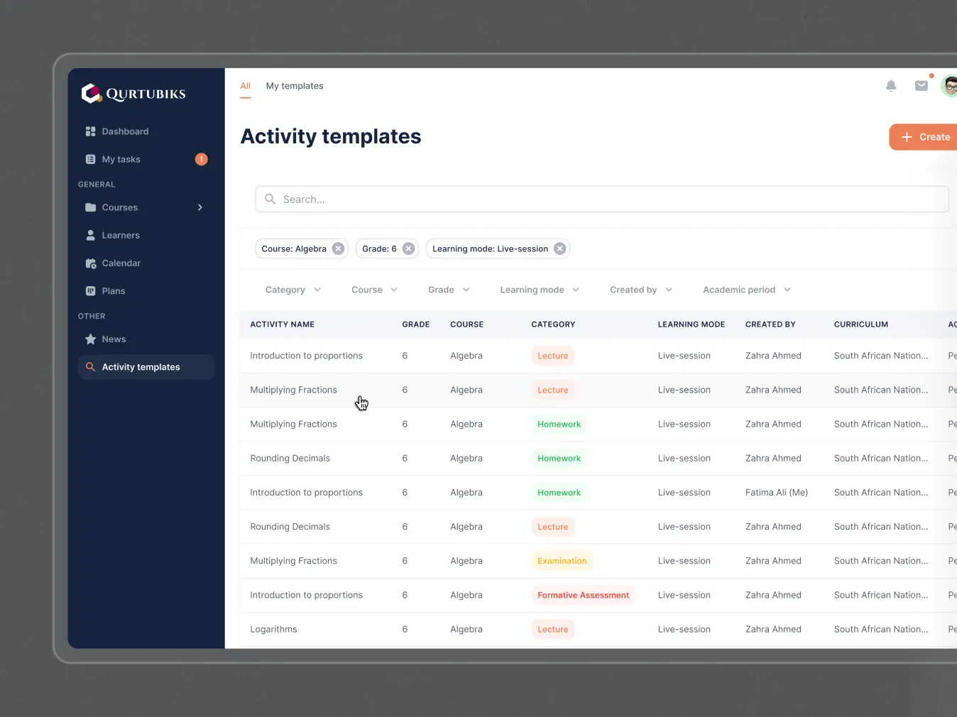 Qurtuba – online school platform - Website Development - Photo 15
