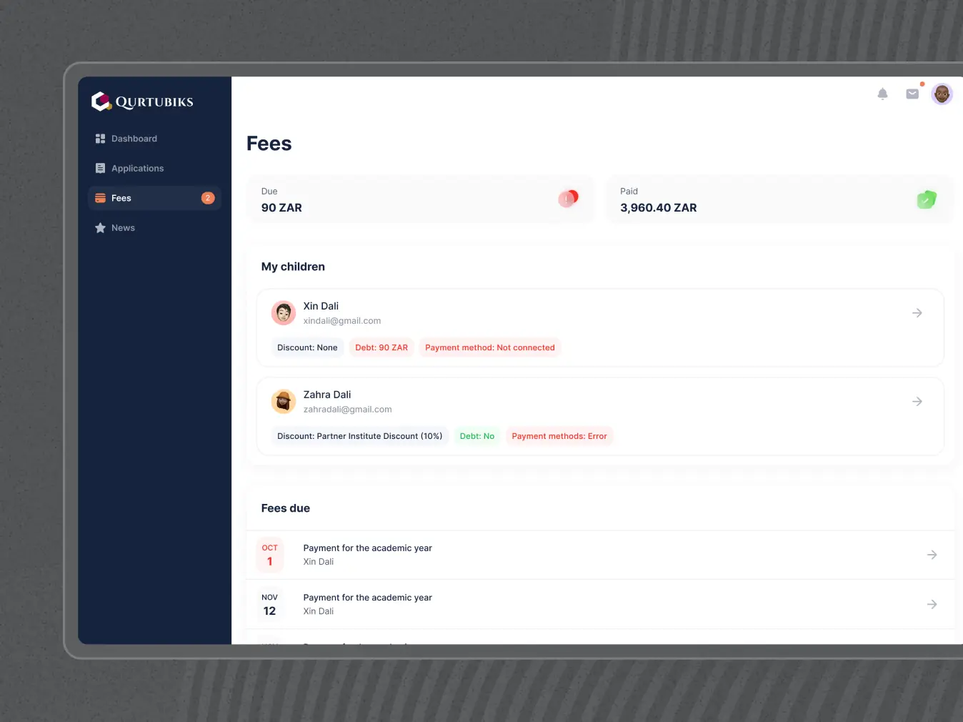 Qurtuba – online school platform - Website Development - Photo 24