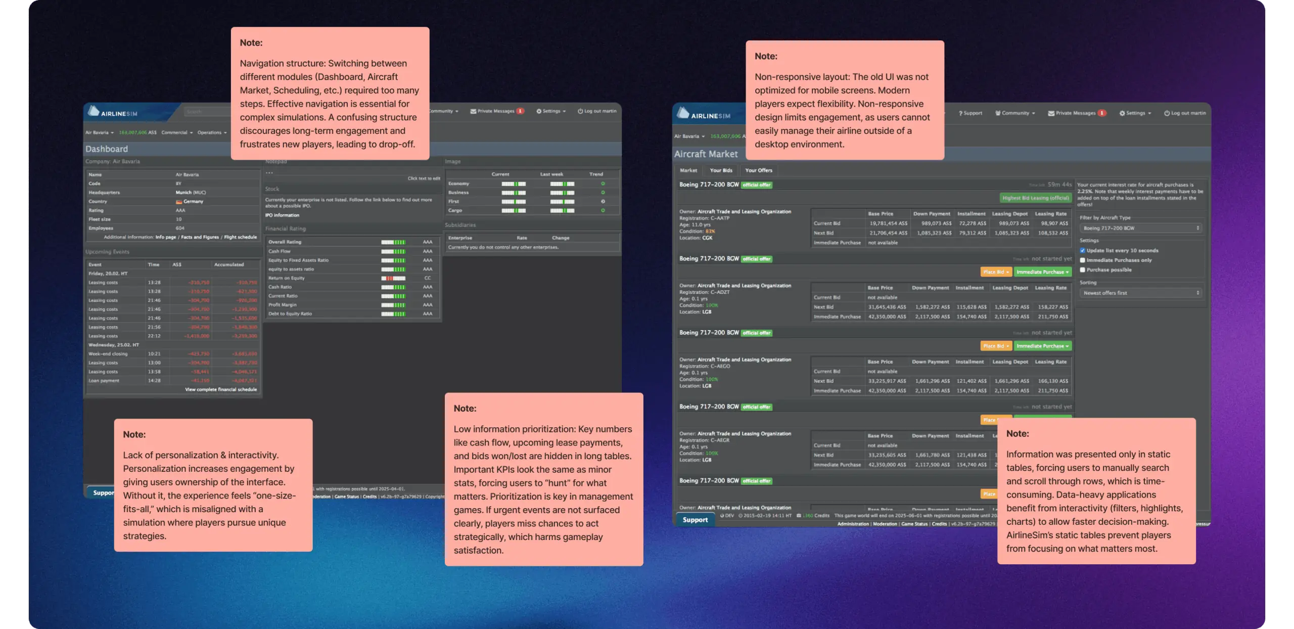 AirlineSim — realistic online airline management simulation - Website Development - Photo 8