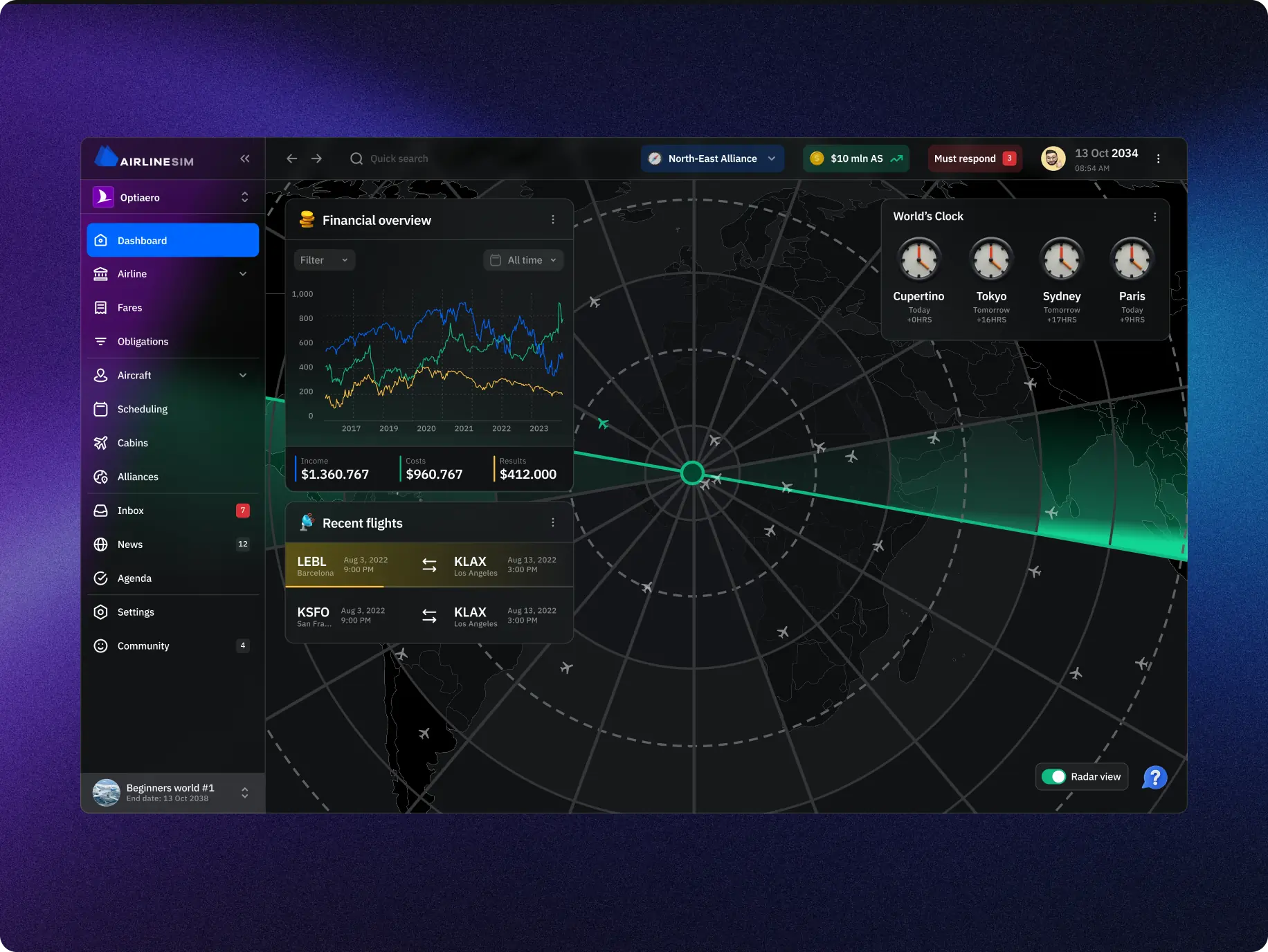 AirlineSim — realistic online airline management simulation - Website Development - Photo 25