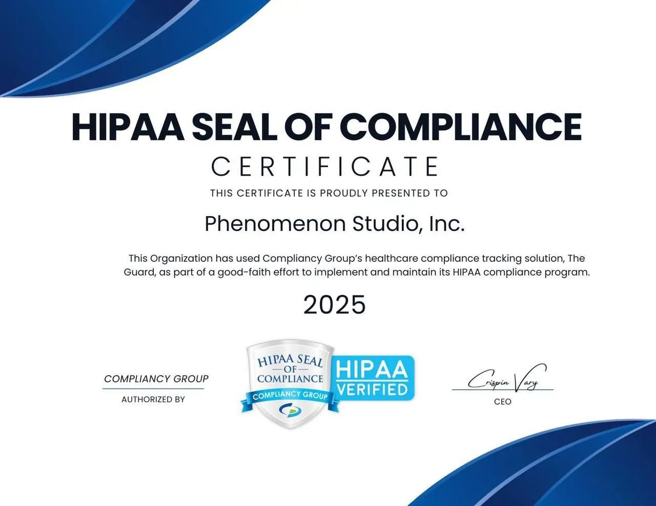 Raising the bar for data security: Phenomenon HIPAA & GDPR certified - Photo 1