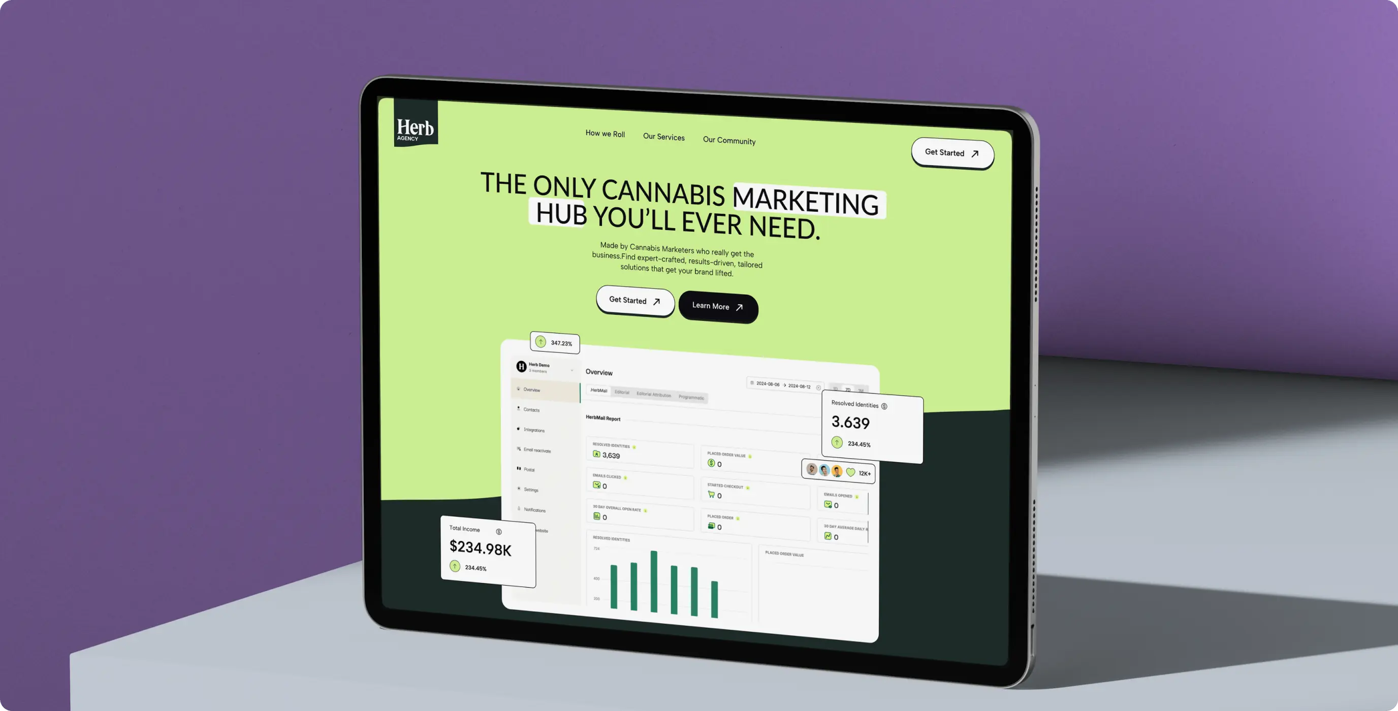Herb Agency – digital marketing platform for cannabis brands - Website Development - Photo 13