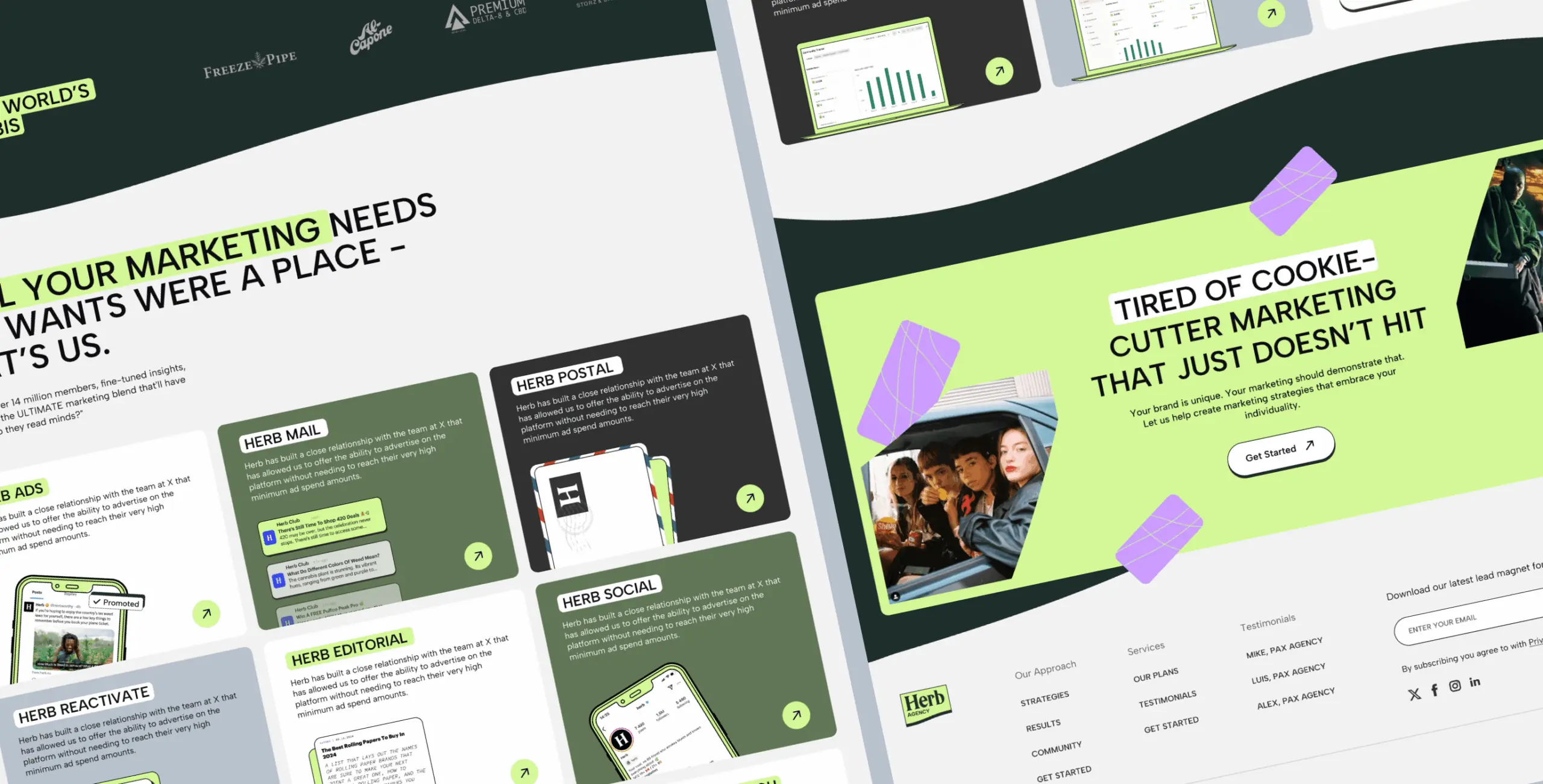 Herb Agency – digital marketing platform for cannabis brands - Website Development - Photo 10