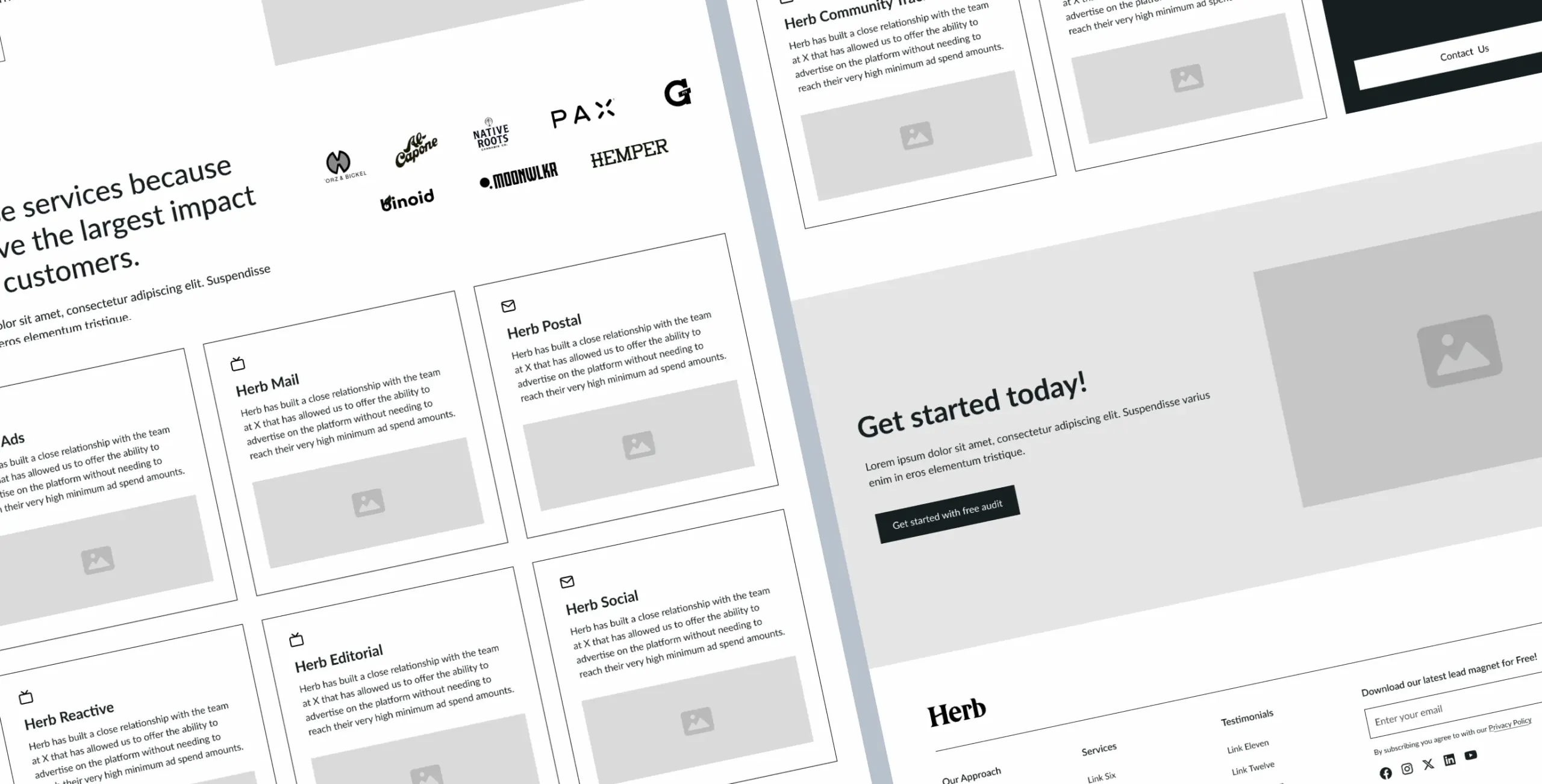 Herb Agency – digital marketing platform for cannabis brands - Website Development - Photo 9