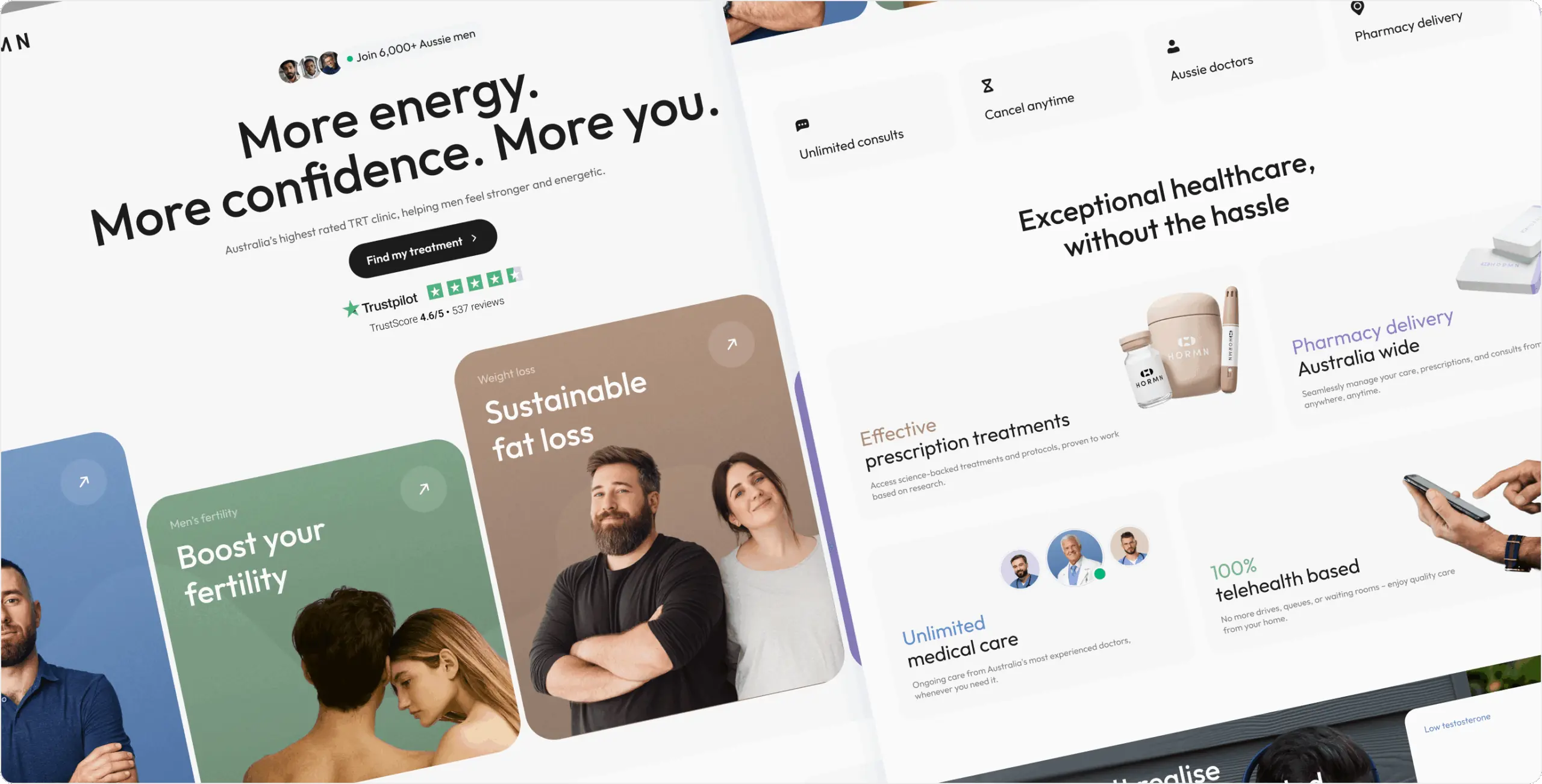 Hormn: Australia’s highest rated TRT Clinic - Website Development - Photo 7