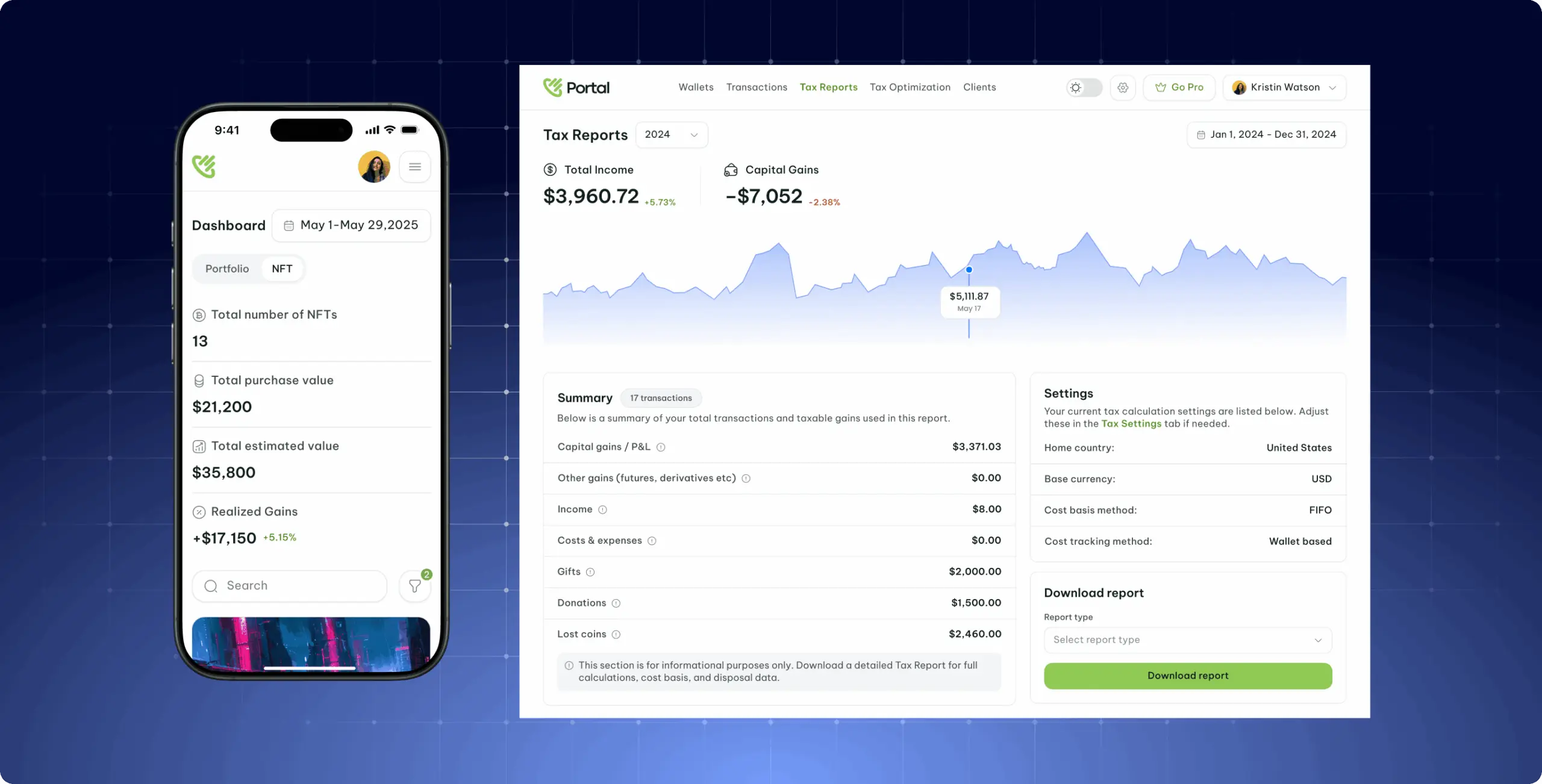 Portal – simplifying tax tracking for digital assets - Website Development - Photo 7
