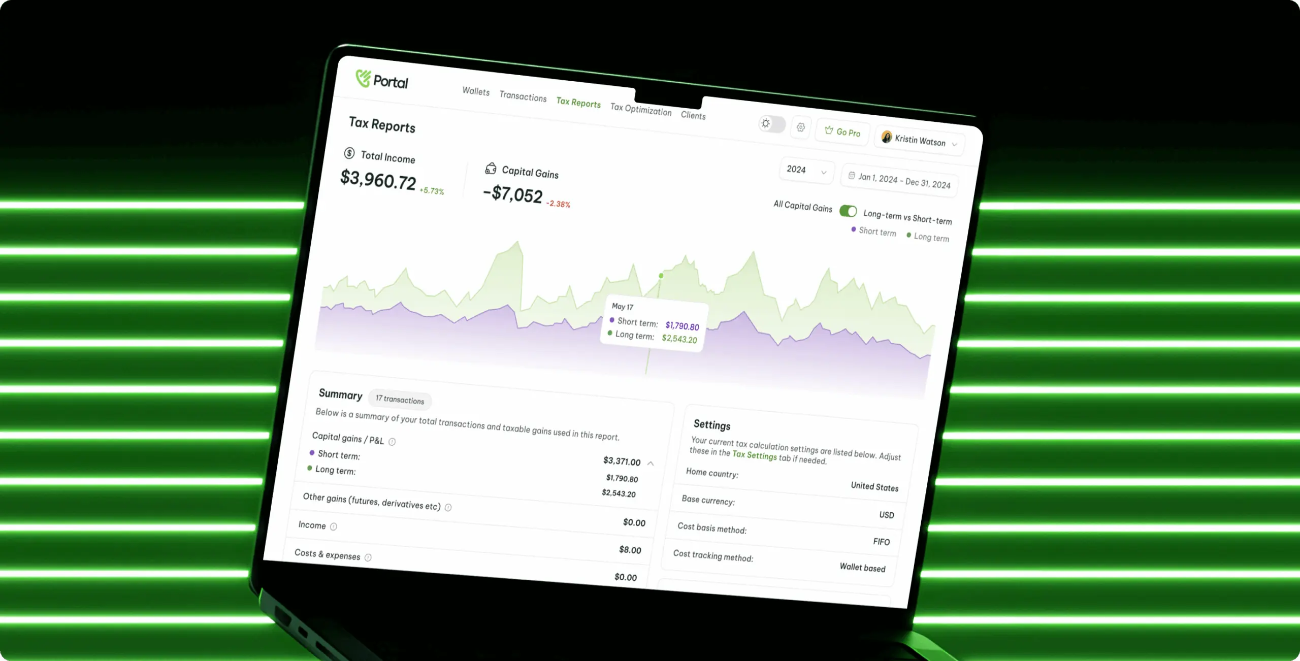 Portal – simplifying tax tracking for digital assets - Website Development - Photo 1