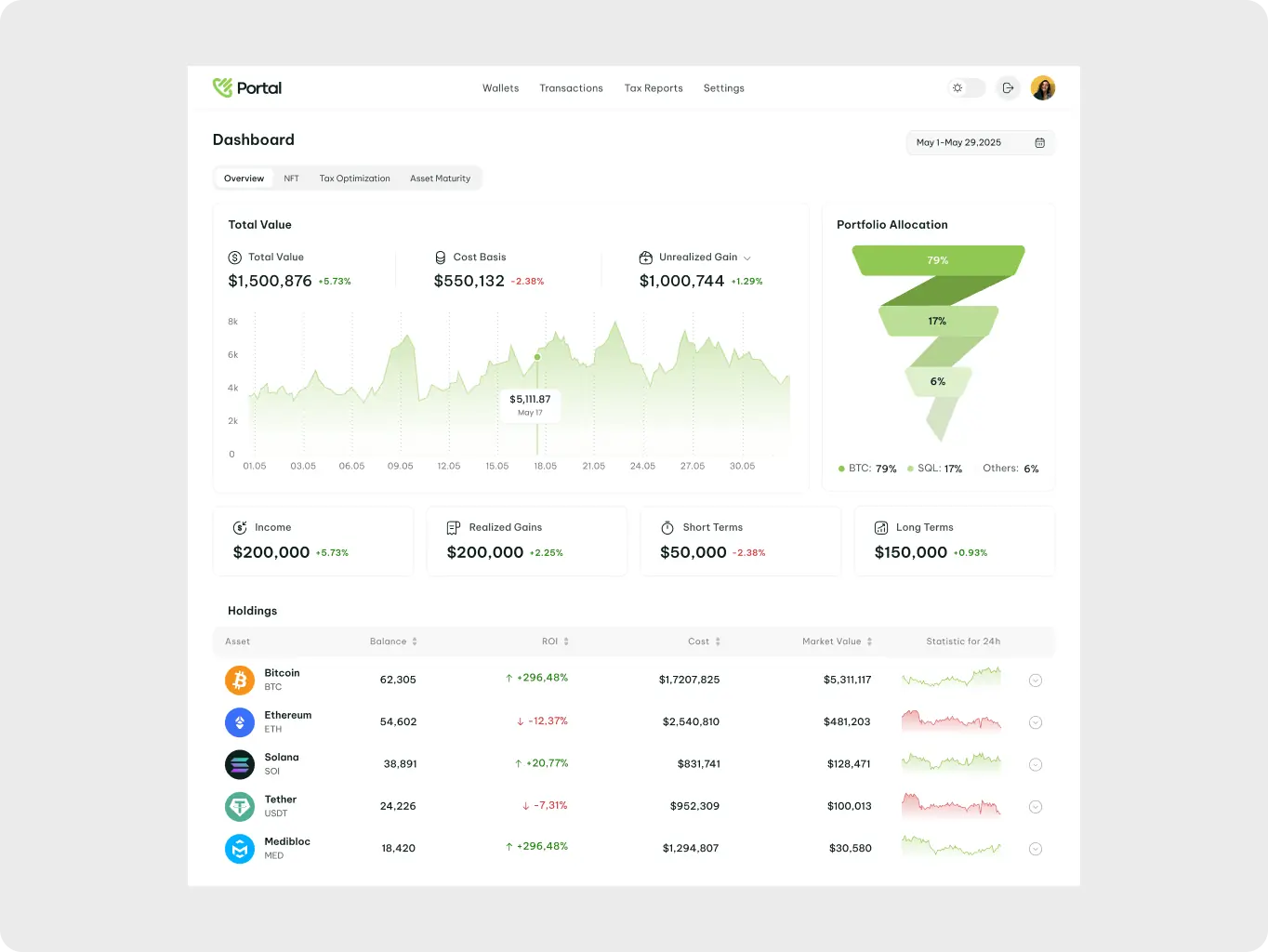 Portal – simplifying tax tracking for digital assets - Website Development - Photo 9