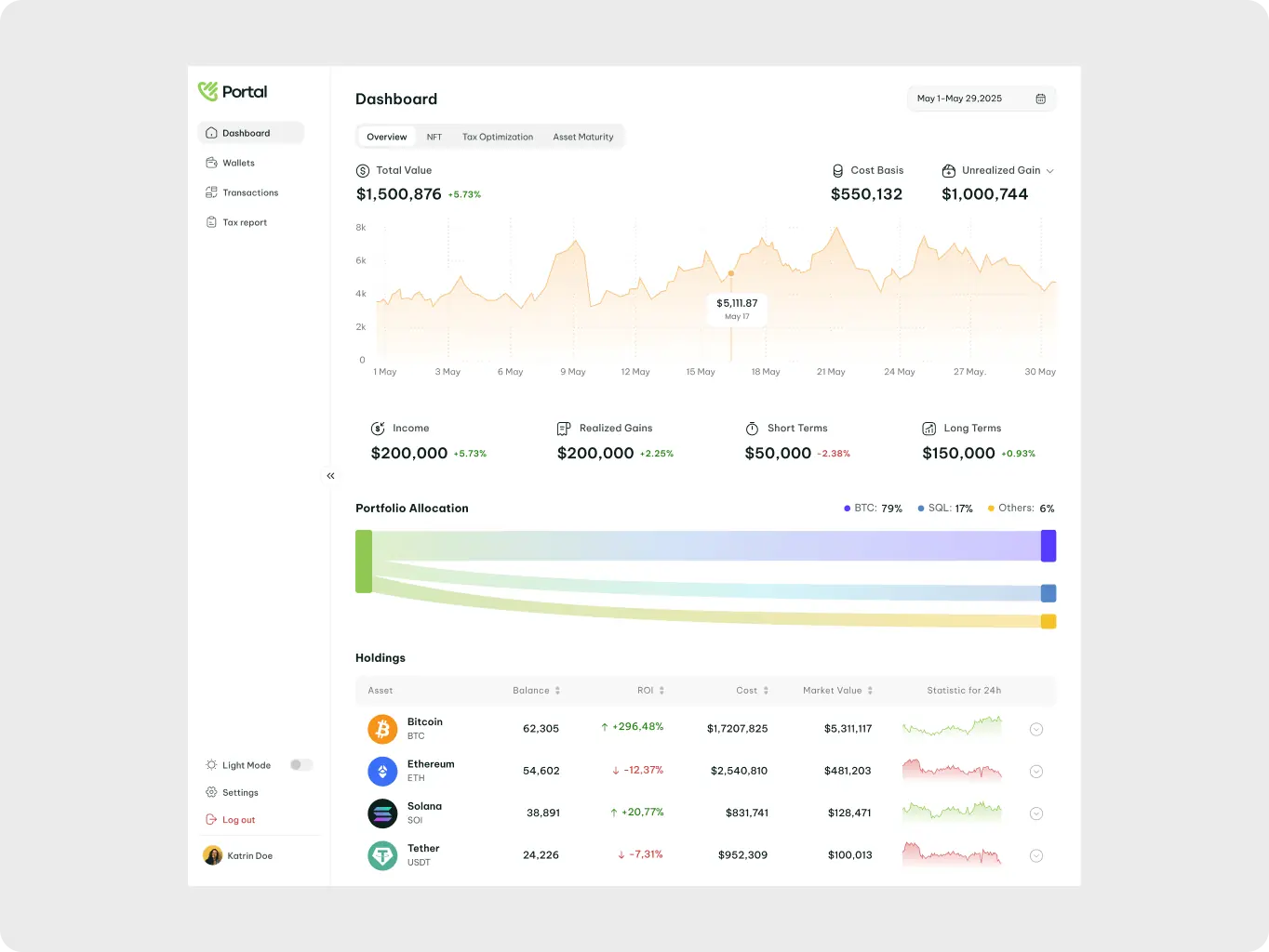 Portal – simplifying tax tracking for digital assets - Website Development - Photo 10
