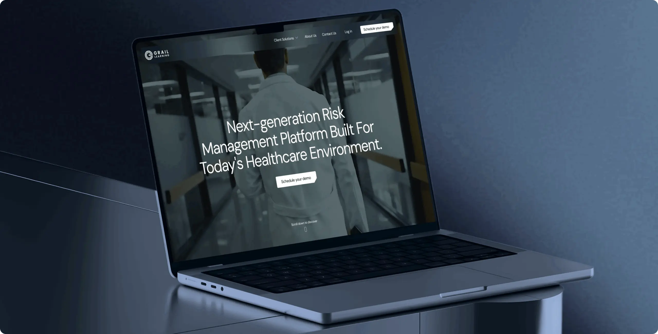 Grail Learning – risk management platform for modern healthcare teams - Website Development - Photo 1