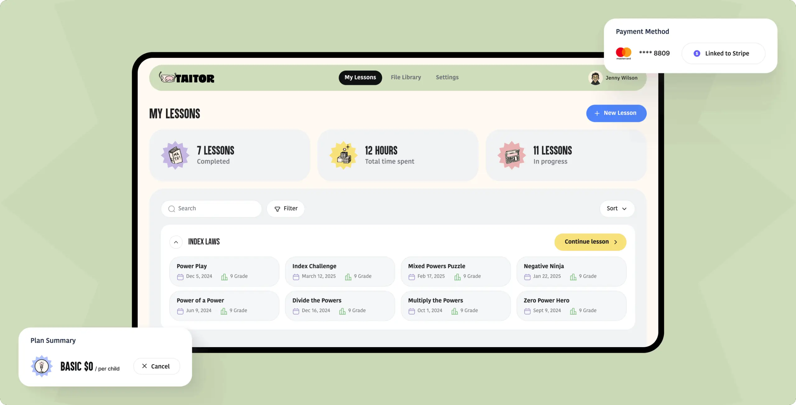 Taitor – interactive AI tutoring for kids and teens - Website Development - Photo 13