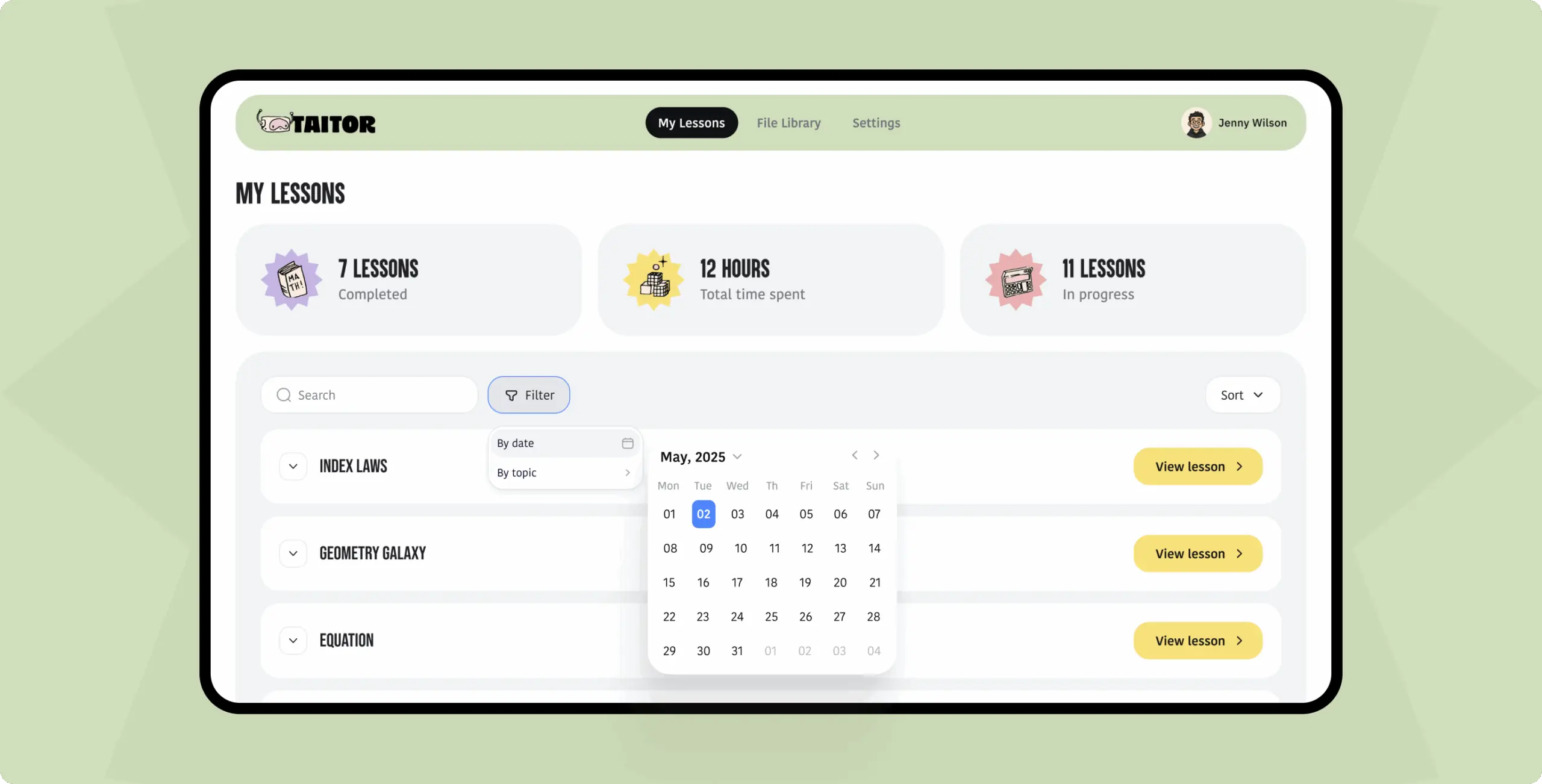 Taitor – interactive AI tutoring for kids and teens - Website Development - Photo 4