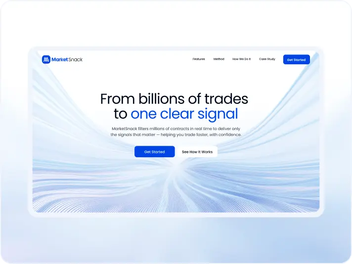 MarketSnack — redesigning a trader platform into a high-converting fintech sales funnel - image cover